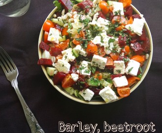 Barley, Beetroot & Feta Salad