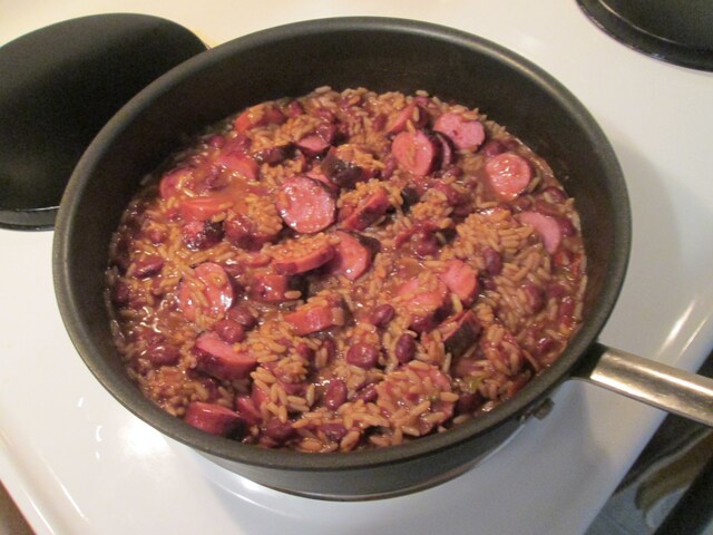 Hardwood Smoked Turkey Sausage w/ Red Beans and Rice