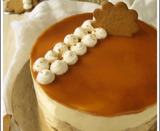Mézeskalács- és fehér csokoládé mousse torta (sütés nélkül)