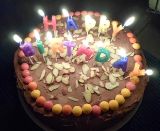 Yummy Moist Chocolate Layer Birthday Cake