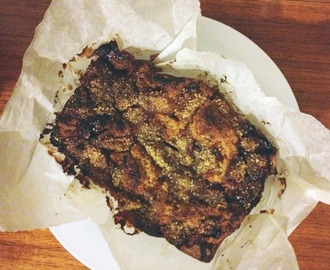 A pear and almond cake