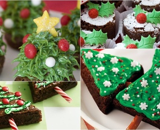 8 ideias de decoração para brownies natalinos