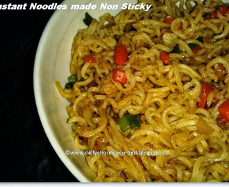 Instant Noodles Made Non Sticky This Way