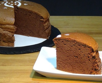Cheesecake o tarta de queso japonesa de chocolate (Súper esponjosa)