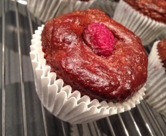 Chocolate & Raspberry Protein Muffins