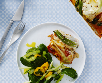 Lasagne med fisk & grönsaker