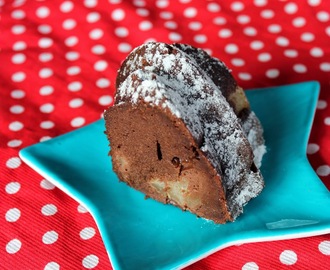 Gâteau au chocolat et poire de Cyril Lignac (gâteau avec mascarpone)