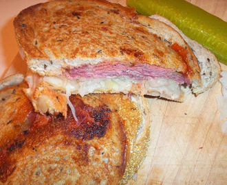Hot Reuben Sandwiches with Red Russian Dressing