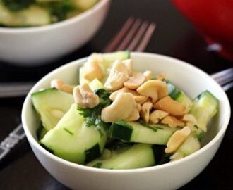 Thai Cucumber & Cashew Salad