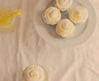 Cupcakes de chocolate y lima limón
