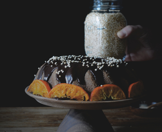Mandarijn en chocolade bundt cake mét quinoapops :)
