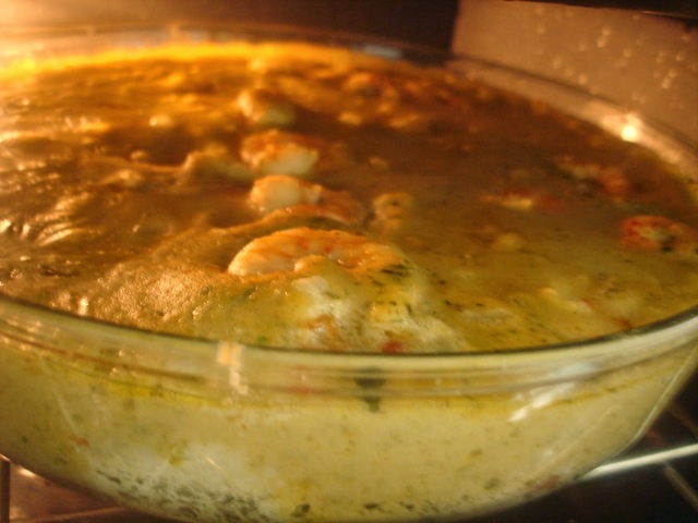 Creme ao forno: Camarão, Peixe e Purê (Aipim/Macaxeira/Mandioca) - em um só prato - é para surpreender!