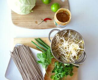 Vietnamese Style Soba Noodle Salad