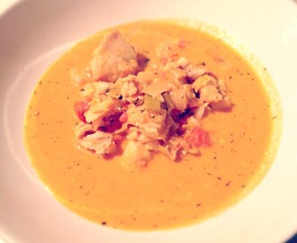 Fisksoppa med curry (LCHF)