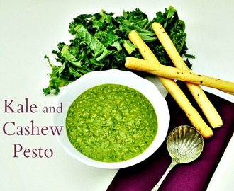 Kale and Cashew Pesto (dairy free & vegan)