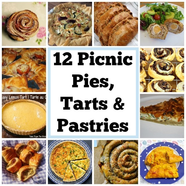 12 Picnic Pies, Tarts & Pastries