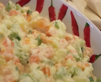 Salada de Maionese com Legumes