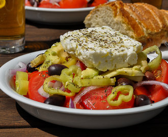 Greek Salad, My Favorite Mediterranean Raw Food Recipe