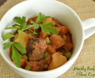 Hearty Beef  Stew (Slow Cooker)