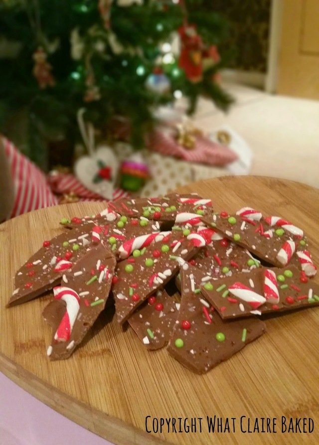 Christmas Chocolate Peppermint Candy Bark