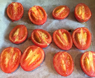 Geroosterde tomaat- en paprikasoep
