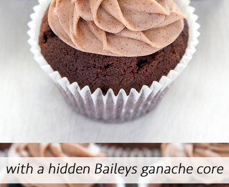 Ultimate Baileys chocolate cupcakes with a surprise inside