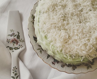 Blue Ribbons & The State Fair | Coconut Cake with Cream Cheese Key Lime Curd Frosting