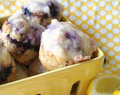 Lemon Blueberry Muffins with Lemon Butter Topping