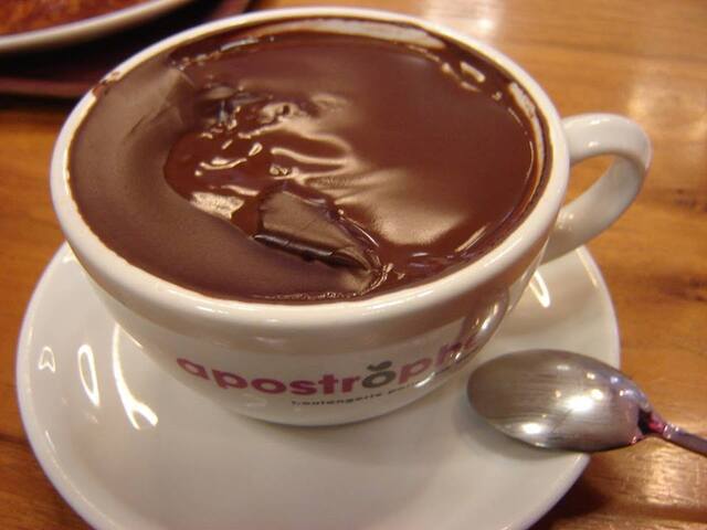Chocolate quente surpreendente