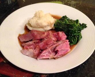 Pulled Slow-Cooked Ham with Cider Gravy