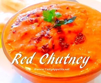 Red Chutney/Spicy Kara Chutney - Video Recipe