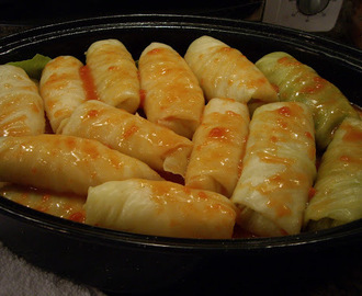 Cabbage Rolls like my Mother Used to Make - Vegetarian