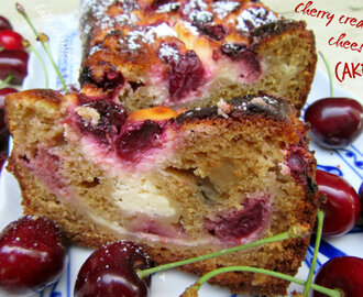 Kolač s trešnjama i krem sirom :: Cherry cream cheese cake
