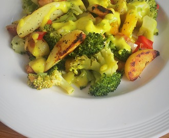 ❤️ Kerrie groente met aardappeltjes & kip