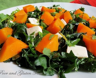 Steamed Butternut Squash Salad with Coconut Lime Dressing