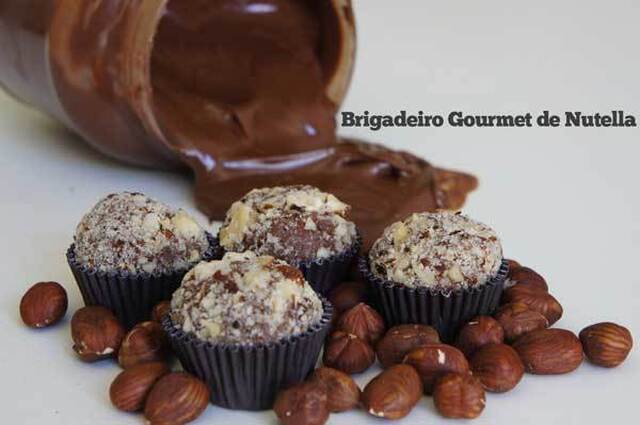Receita para Brigadeiro Gourmet de Nutella