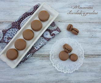 Macarons de chocolate y praliné (Recetario pdf para descargar)