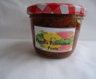 Paprika - Petersilien - Pesto
