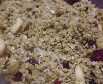 May Munchies - CCC Granola (Coconut, Cashew and Cranberry)