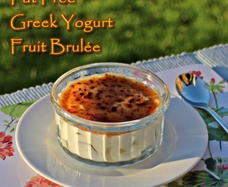 Fat Free Greek Yogurt Fruit Brulée