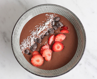 Recept: Cacao smoothie bowl