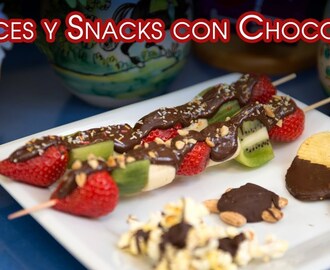Dulces y Snacks con Chocolate Muy Populares para Fiestas y Reuniones