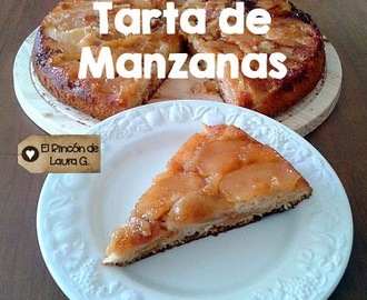 Receta de Tarta de Manzanas invertida • Upside-down Apple Cake