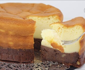 Los dos mejores pasteles del mundo en 1 solo! Descubre esta magnifica locura | Brownie Cheesecake - YouTube