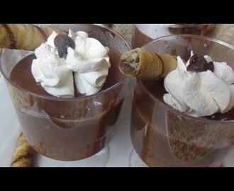 الوصفة الصحيحة لكريم ديسار دانات أو تحلية بالشوكولا/ Crème dessert Danette