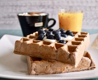 Gluten and Dairy Free Gingerbread Waffles