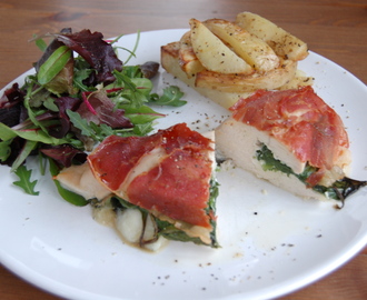 Chicken & Spinach Melts with Parma Ham