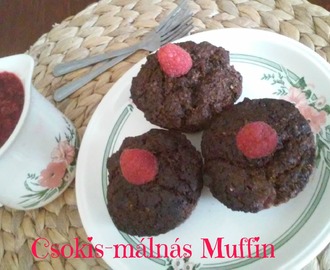 Csokis-málnás muffin