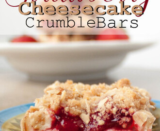 Strawberry Cheesecake Crumble Bars