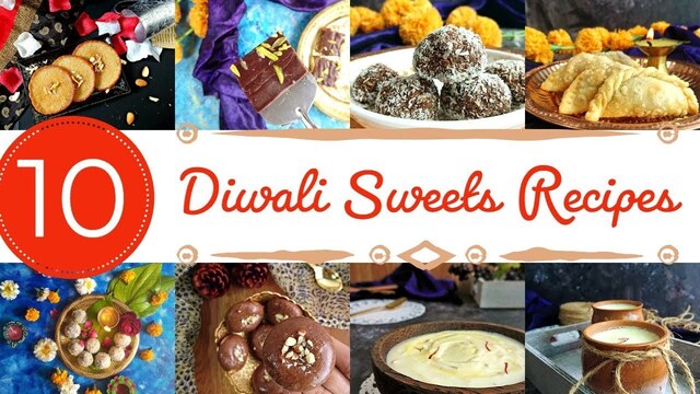 10 Easy Diwali Sweets Recipes | quick and easy to make sweet recipes | diwali recipes